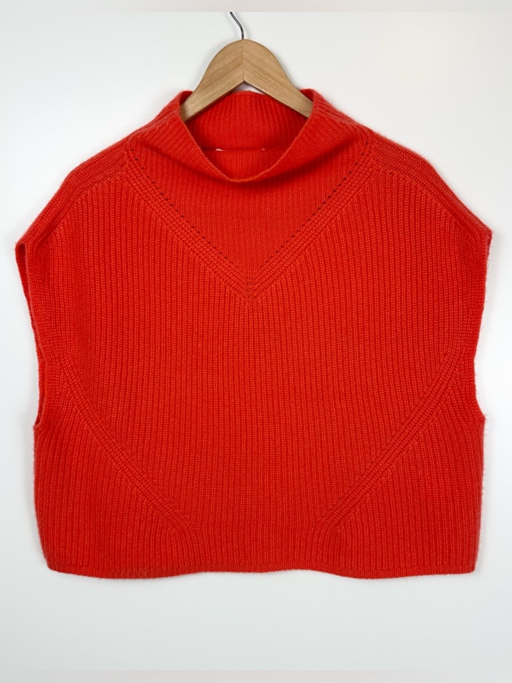 Anthropologie Enza Oversized Cashmere Sweater Vest